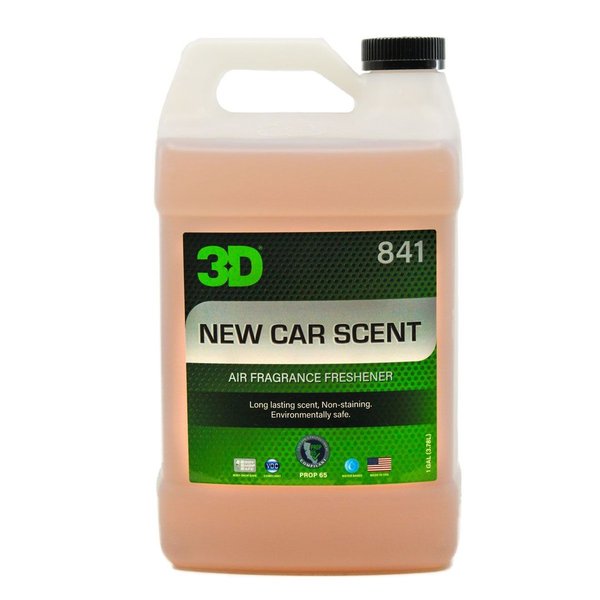 3D Air freshener NEW CAR scent (auto nuevo) Galón