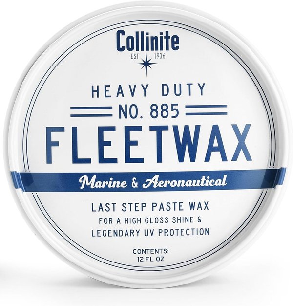 Collinite No. 885  Fleetwax Paste Last Step Wax Cera Marina  12 oz