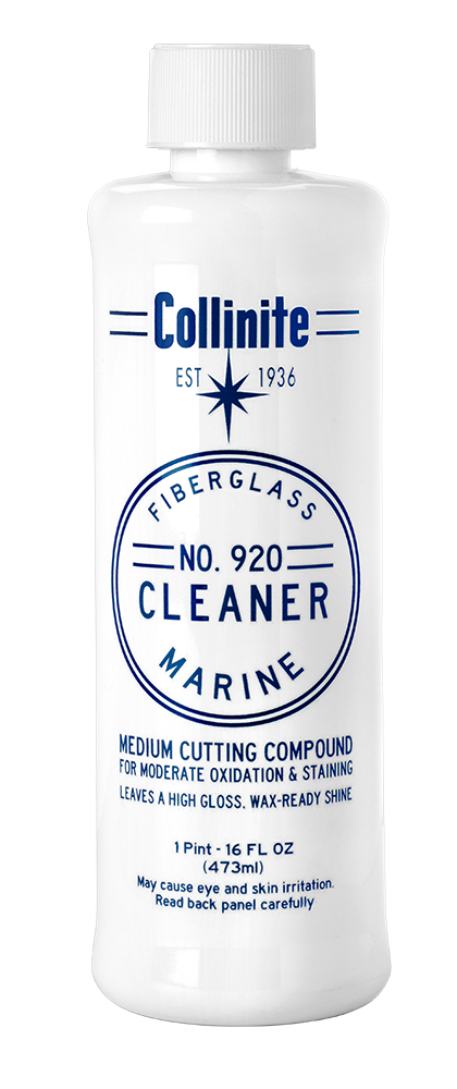 Collinite No. 920 Fiberglass Boat Cleaner Pulidor Marino Medio