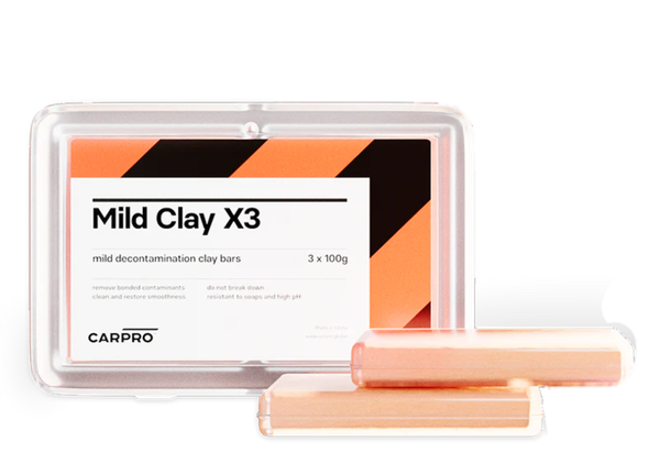 CarPro Clay bar arcilla Grado Medio Kit 3 pcs 100 g